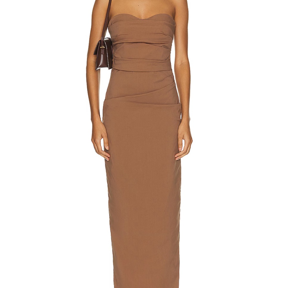 SIR. Alba gown, mocha, size 1/S (US2), excellent condition